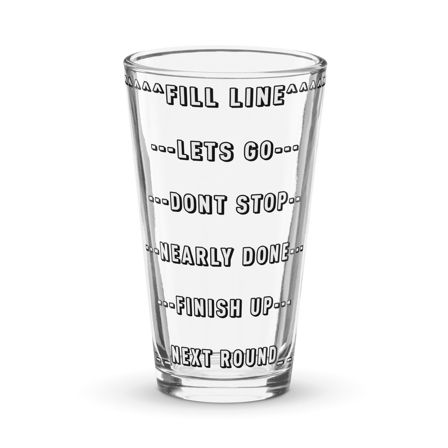 473ml Drink Glass- Drinker markers!