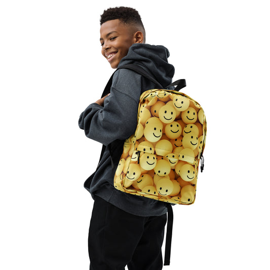 Backpack- Smiley face