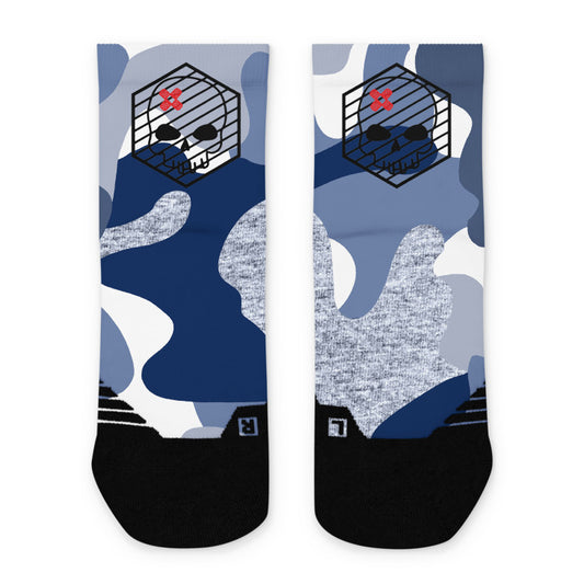 Ankle socks- Sea Camouflage- DrSkullbasher Edition