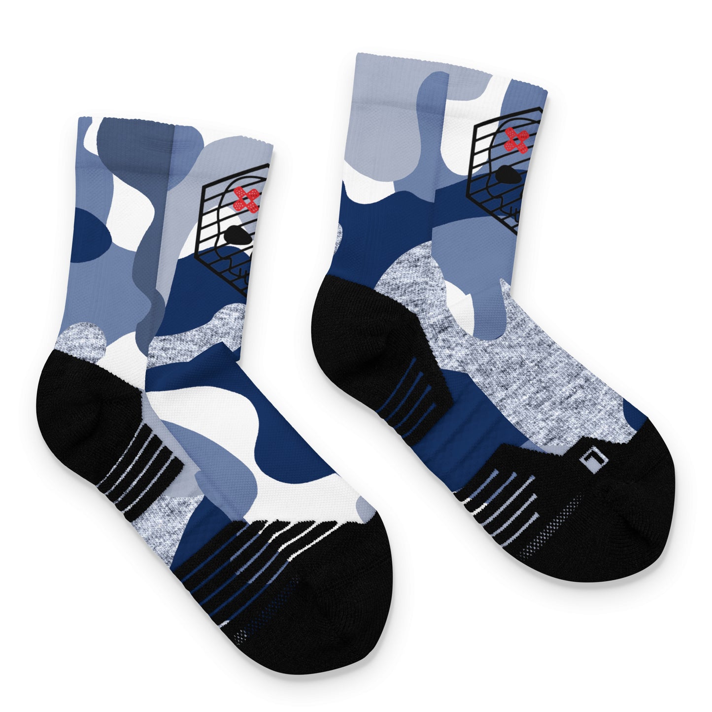 Ankle socks- Sea Camouflage- DrSkullbasher Edition