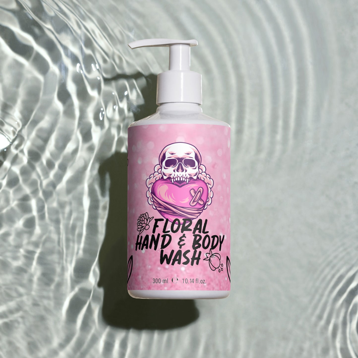 Floral hand & body wash- Sugar Candy Skull