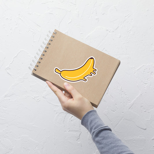 Single Bubble-free sticker-Drippy Banana