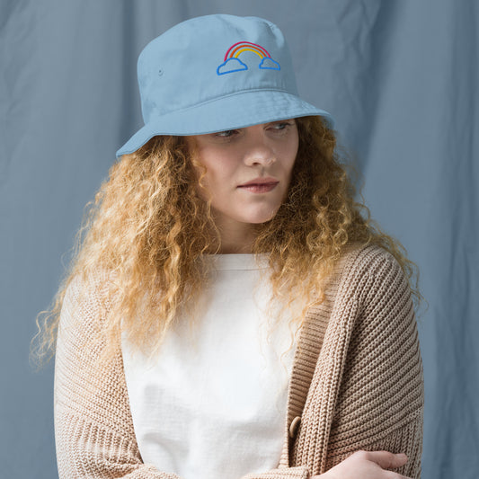 Organic bucket hat- Rainbow