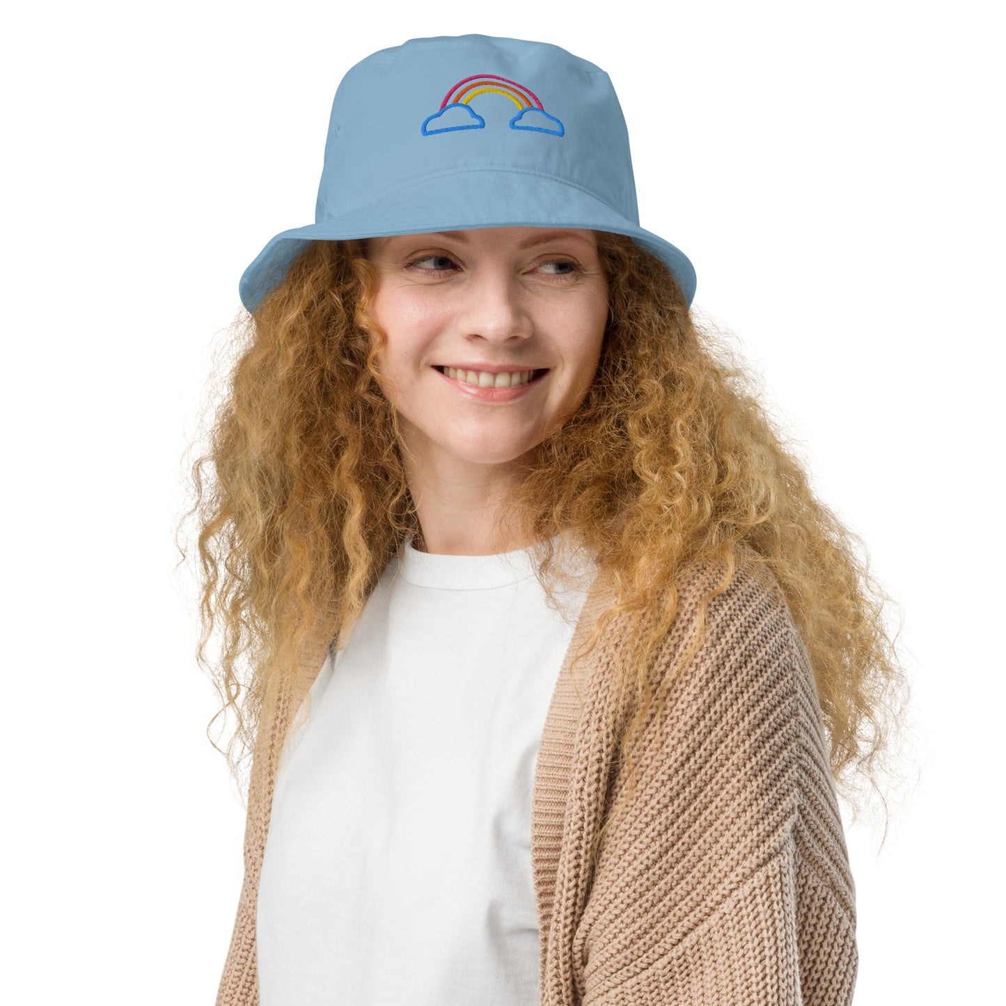 Organic bucket hat- Rainbow