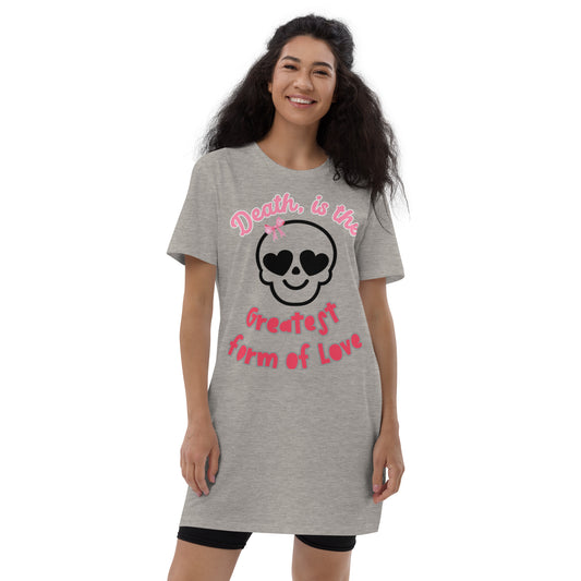 Organic cotton t-shirt dress- Loving Lunate Edition