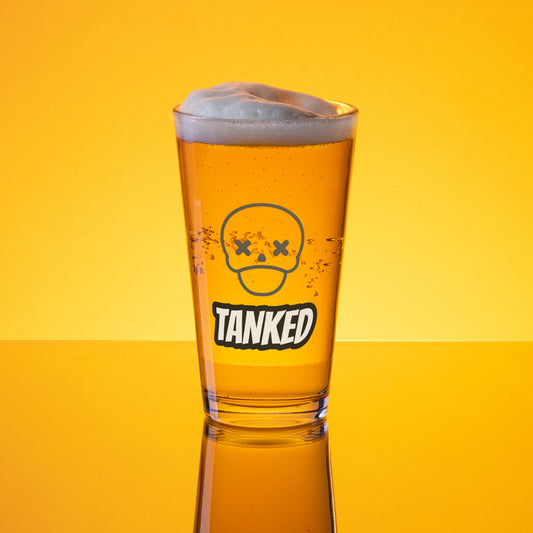 473ml Drink Glass- Tanked Tibia Edition
