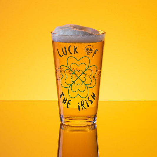 473ml Drink Glass- St. Patrick’s day- Mischievous Mandible Edition