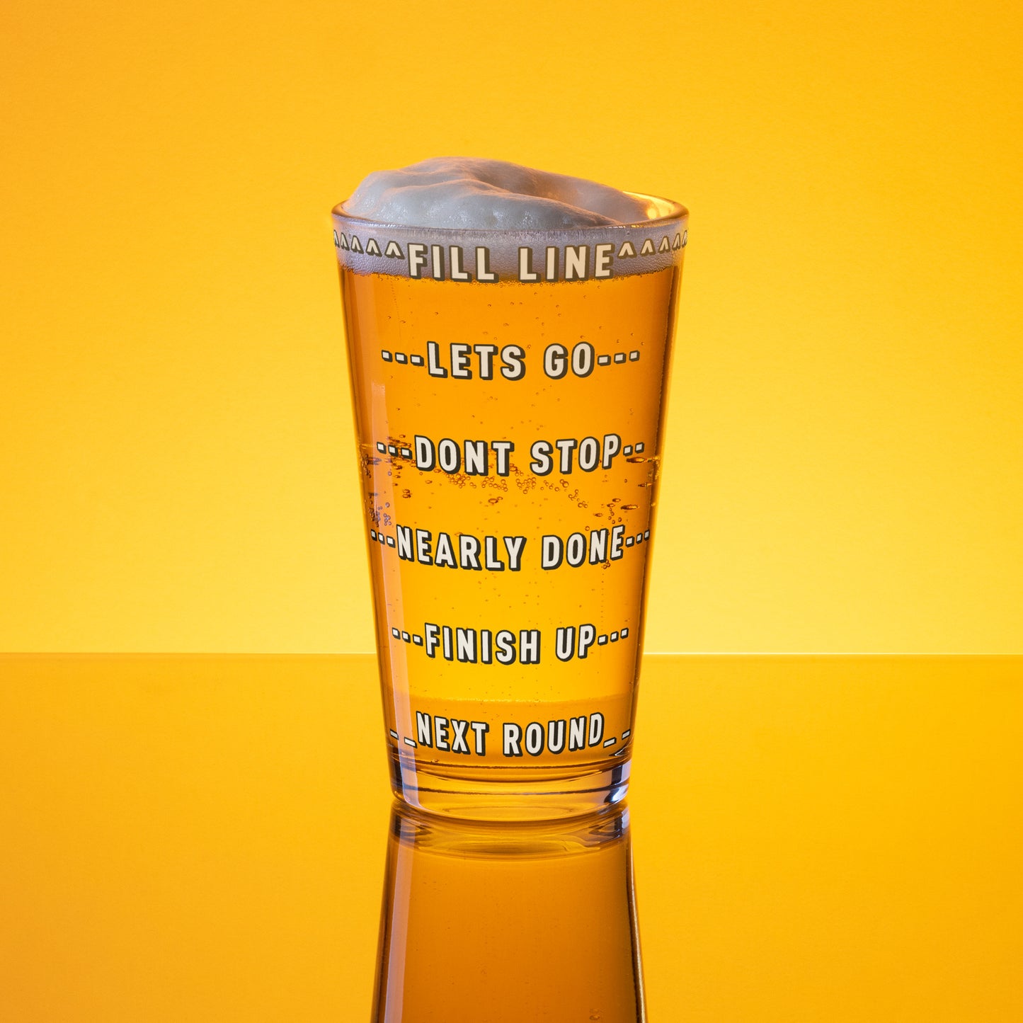 473ml Drink Glass- Drinker markers!