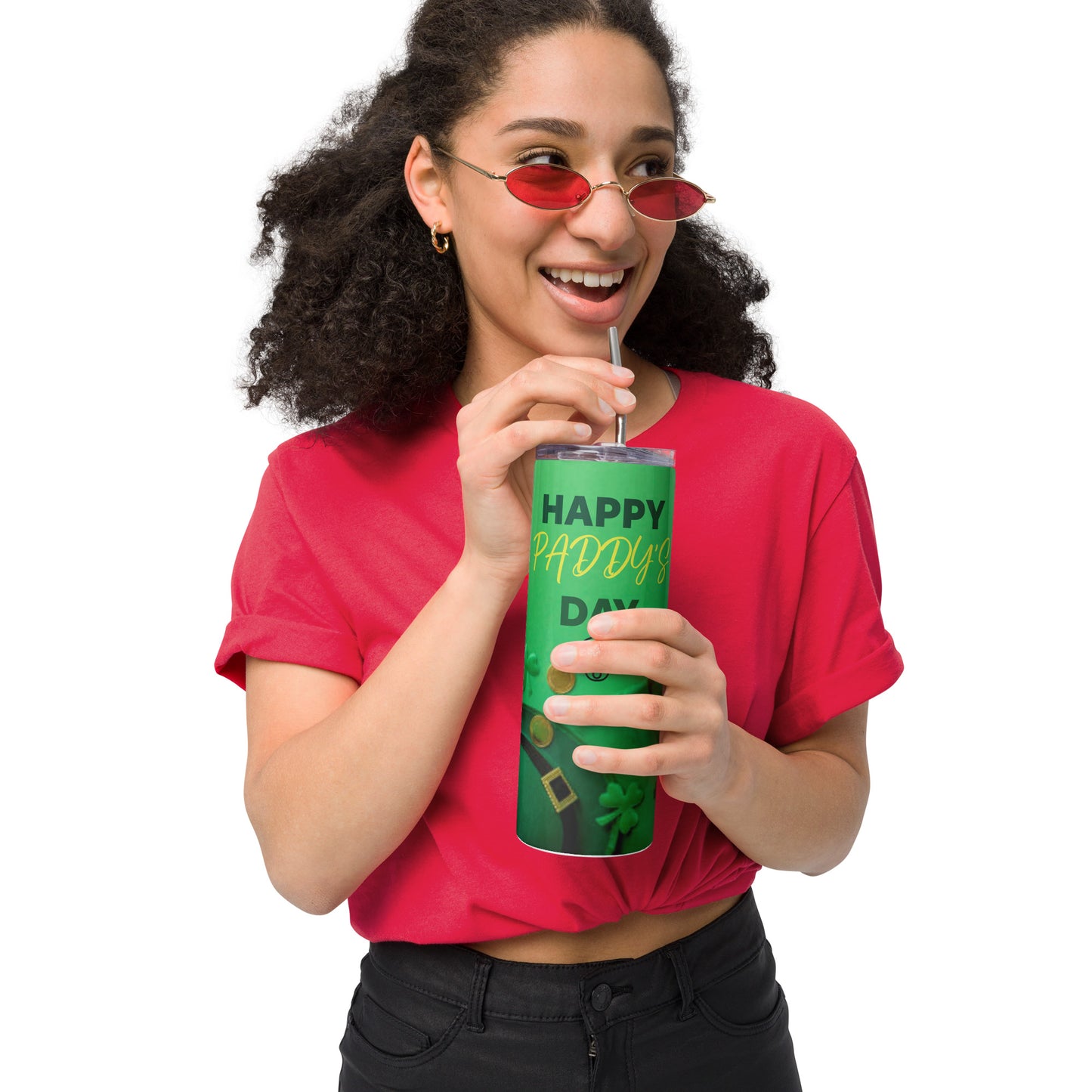 Stainless steel tumbler- St. Patrick’s day- Mischievous Mandible Edition