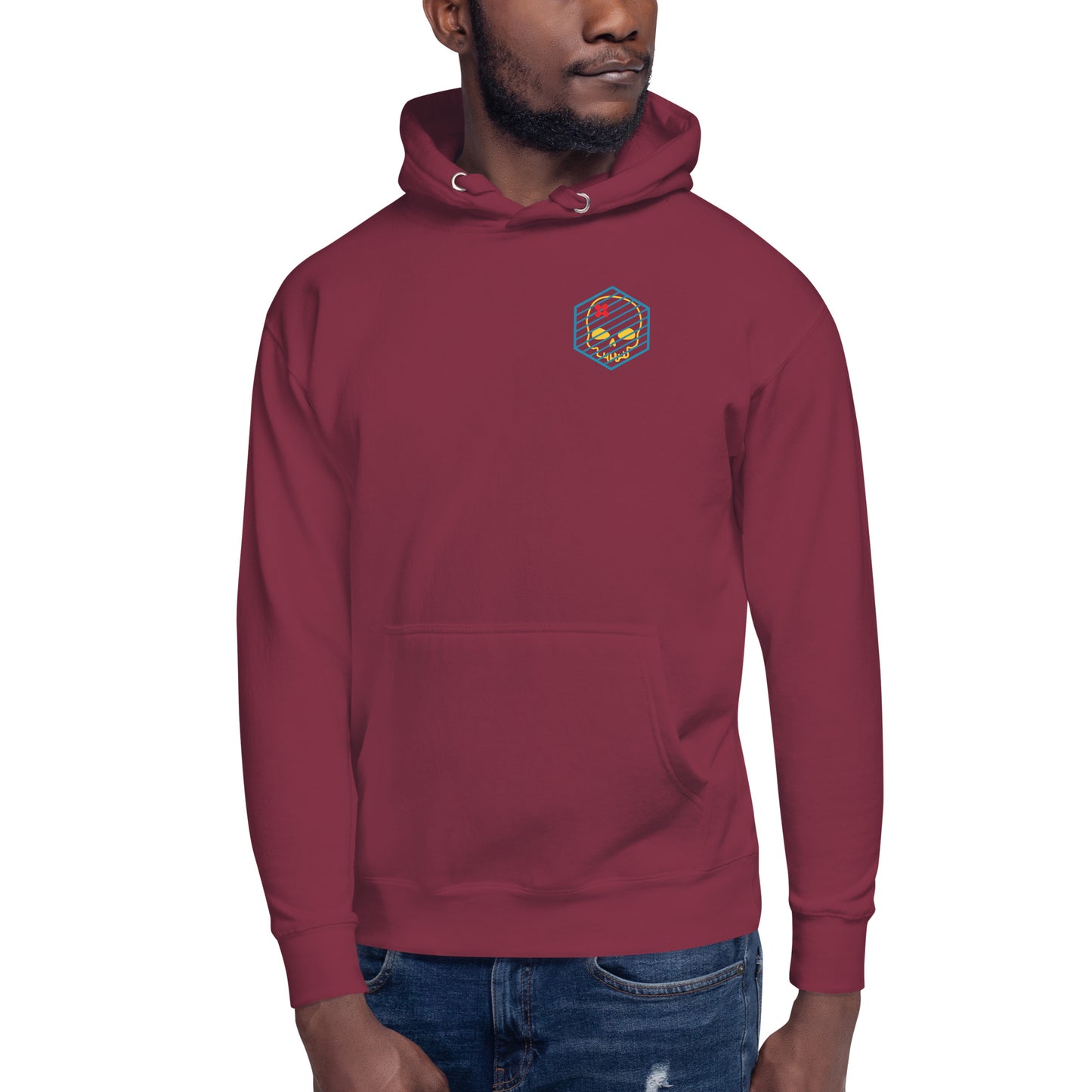 Unisex gym hoodie- DrSkullbasher Edition