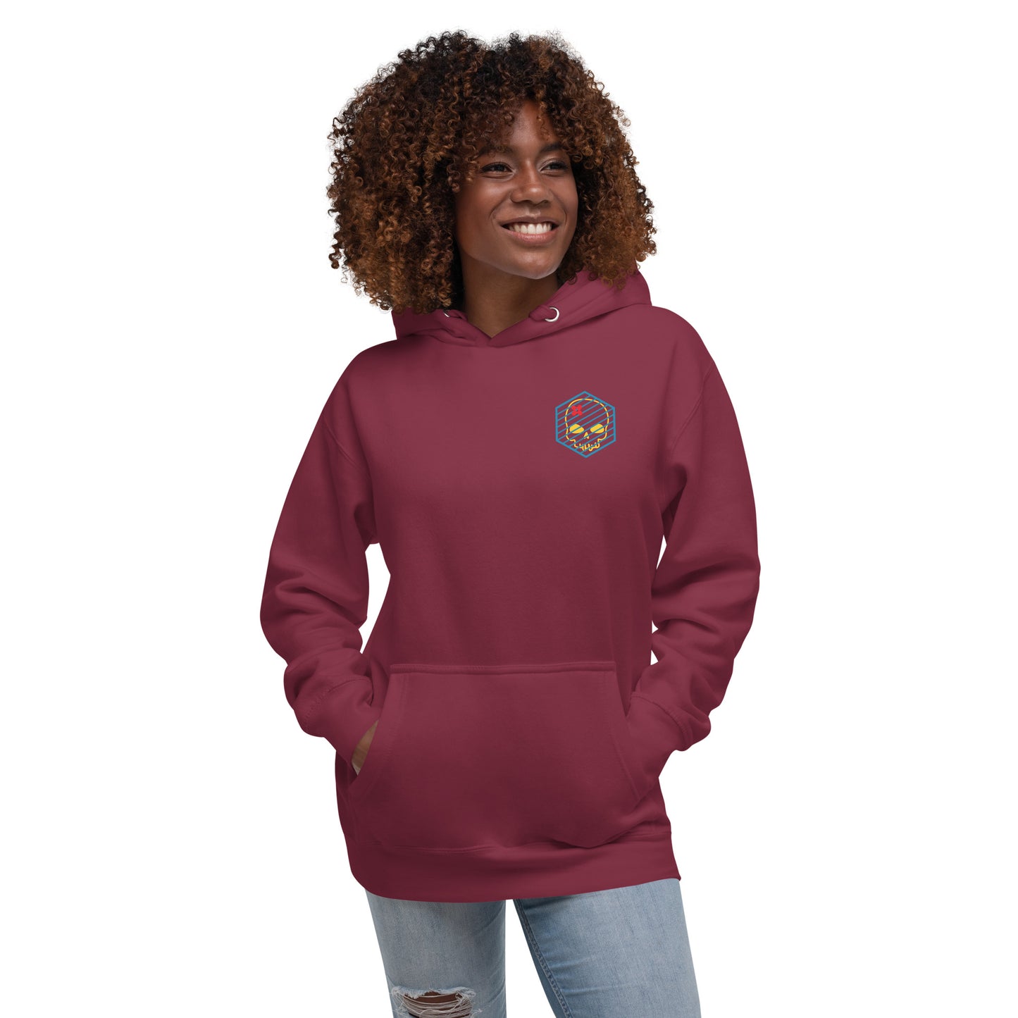 Unisex gym hoodie- DrSkullbasher Edition