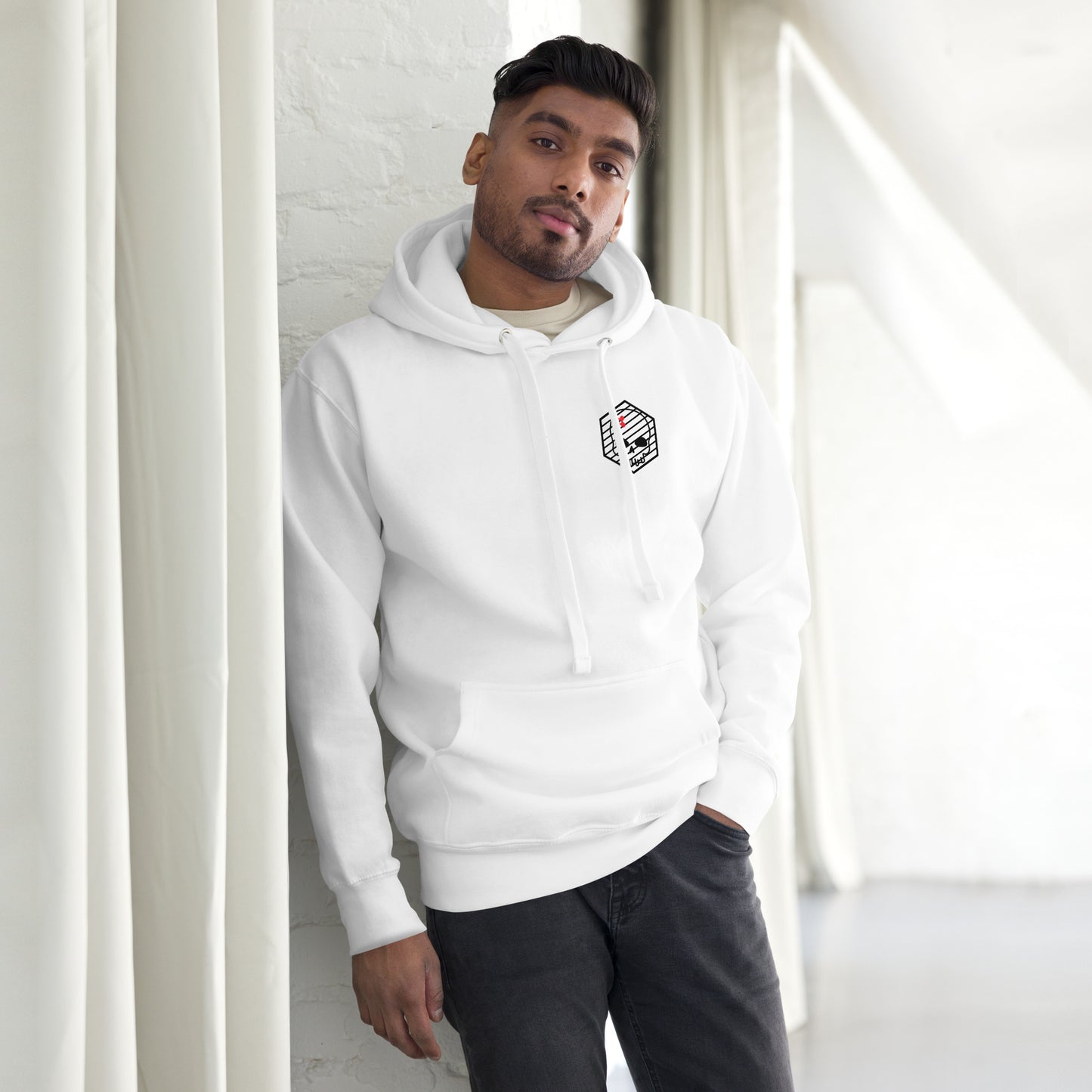 Unisex gym hoodie- DrSkullbasher Edition