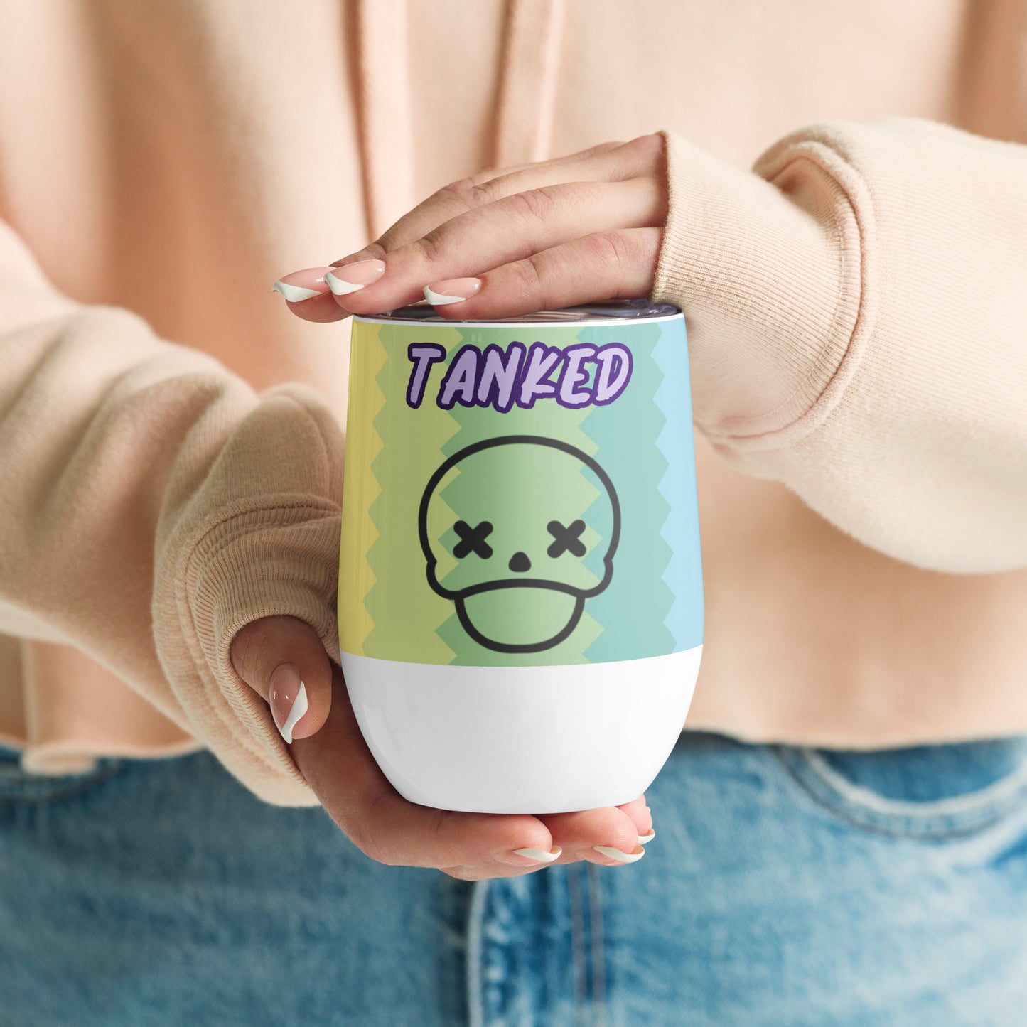 Wine tumbler- Tanked Tibia Edition