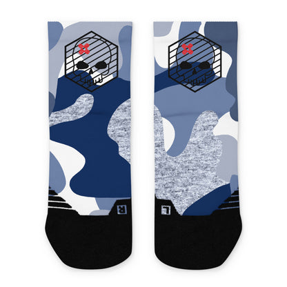 Ankle socks- Sea Camouflage- DrSkullbasher Edition