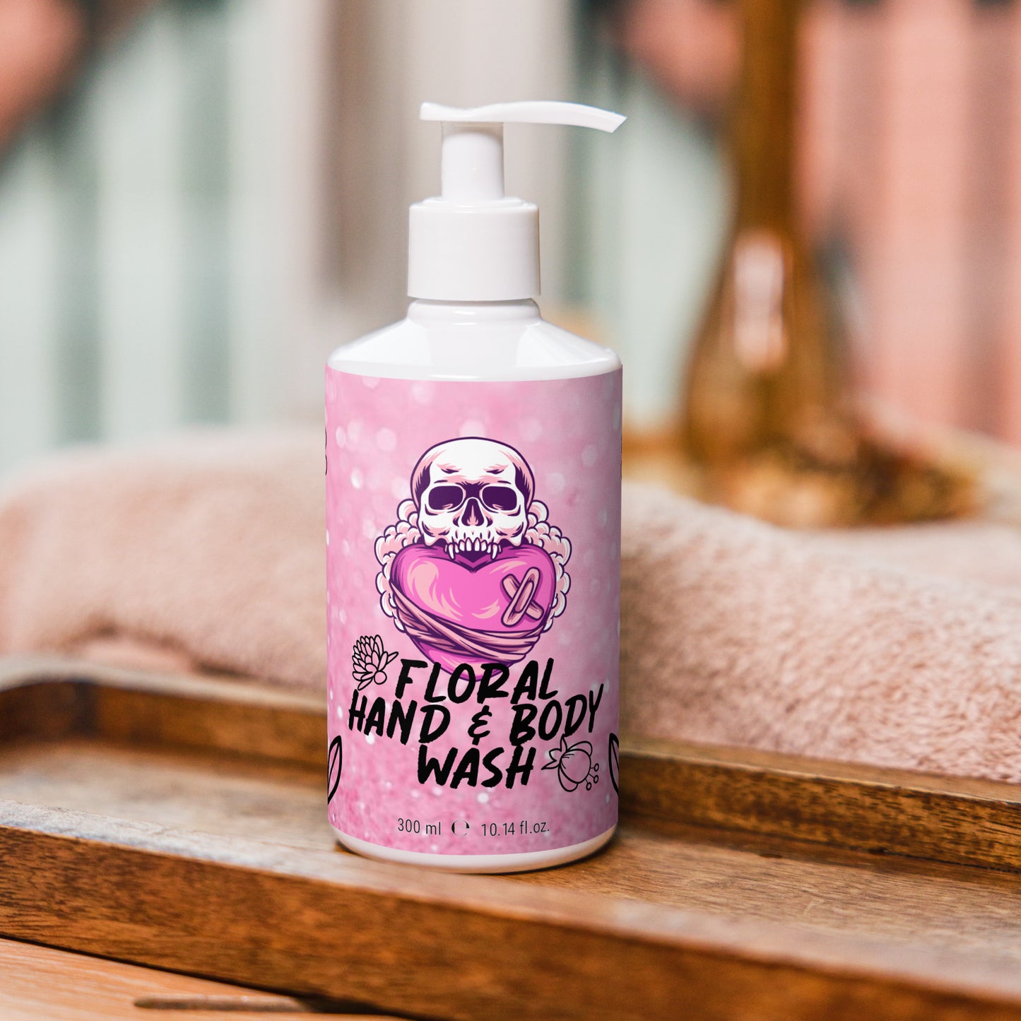 Floral hand & body wash- Sugar Candy Skull