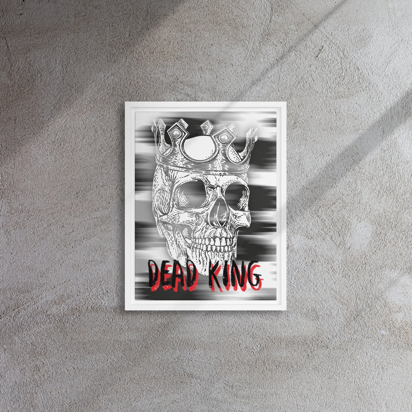 Framed canvas- Dead King
