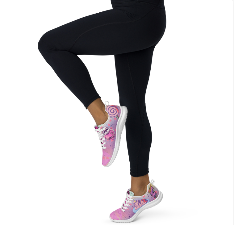 Women’s athletic shoes- Sugar Candy Skull