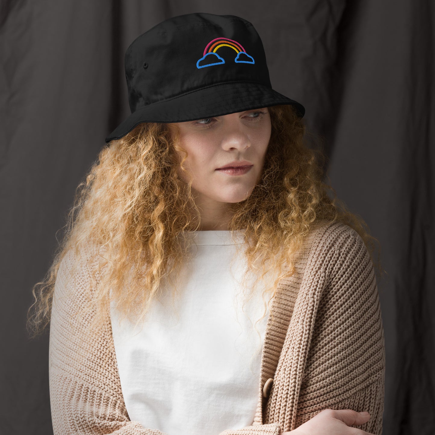 Organic bucket hat- Rainbow