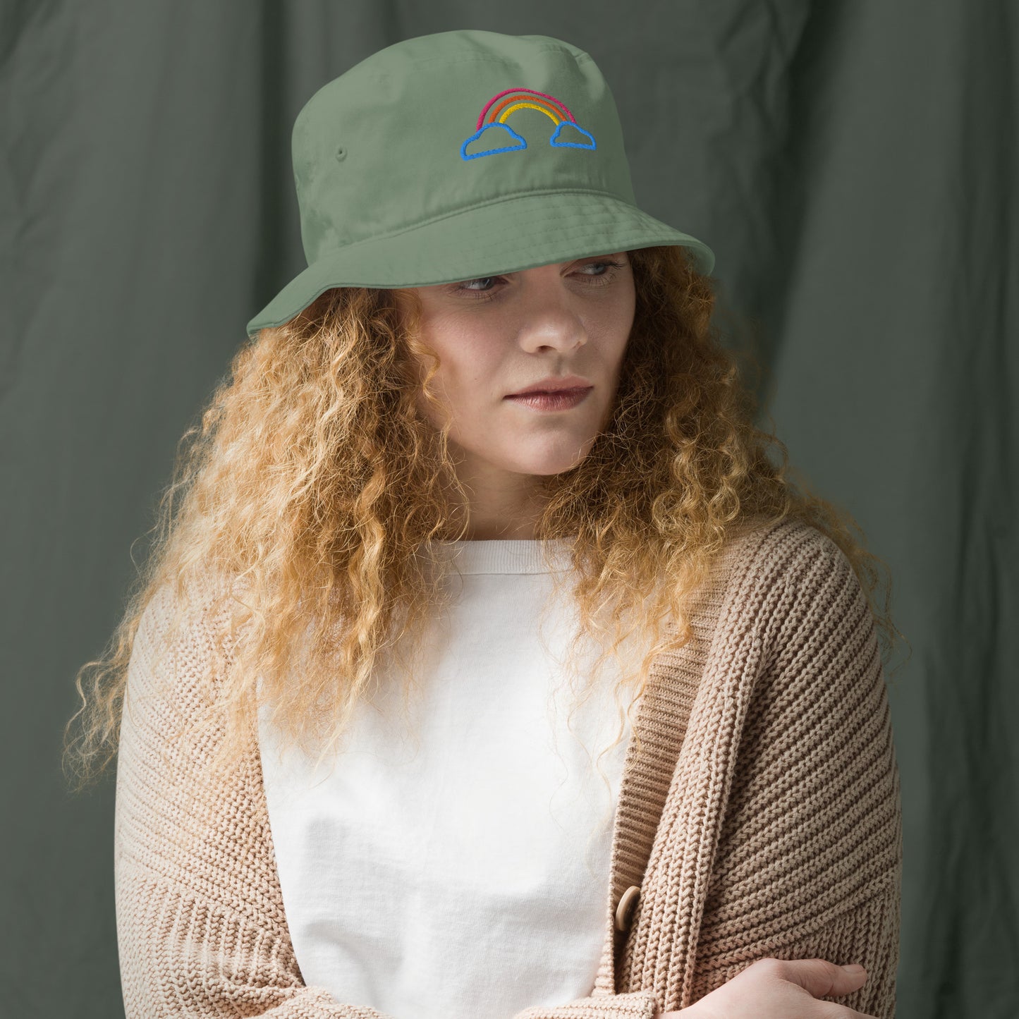 Organic bucket hat- Rainbow