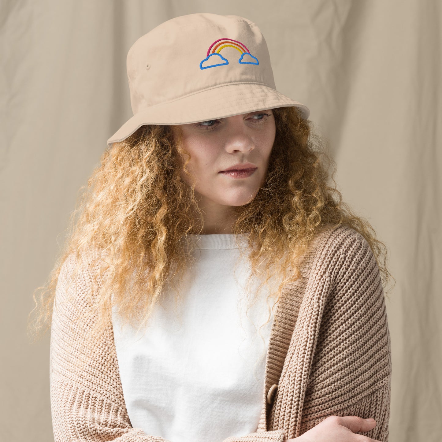Organic bucket hat- Rainbow
