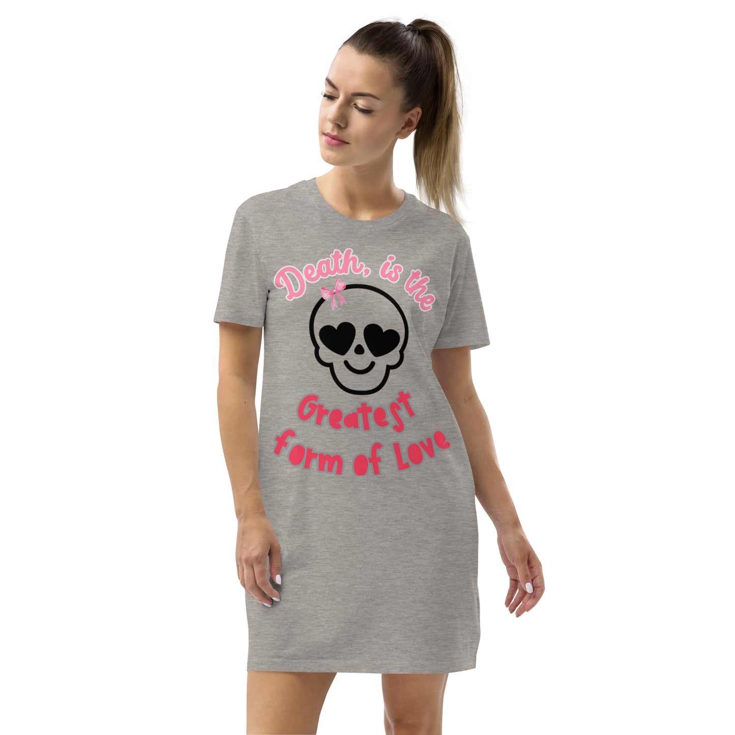 Organic cotton t-shirt dress- Loving Lunate Edition