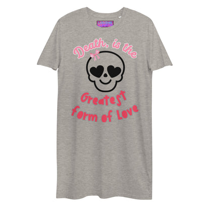 Organic cotton t-shirt dress- Loving Lunate Edition