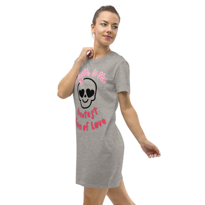 Organic cotton t-shirt dress- Loving Lunate Edition