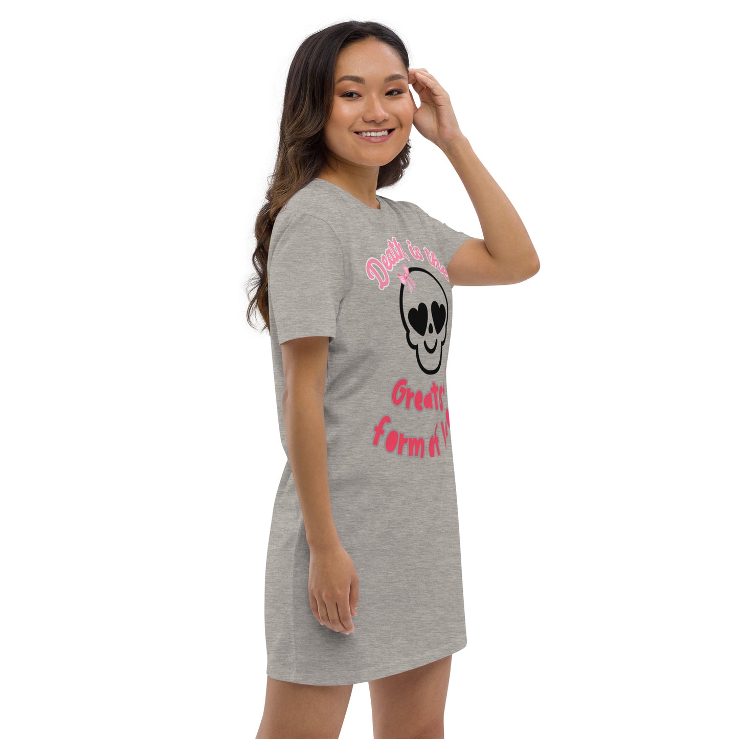 Organic cotton t-shirt dress- Loving Lunate Edition