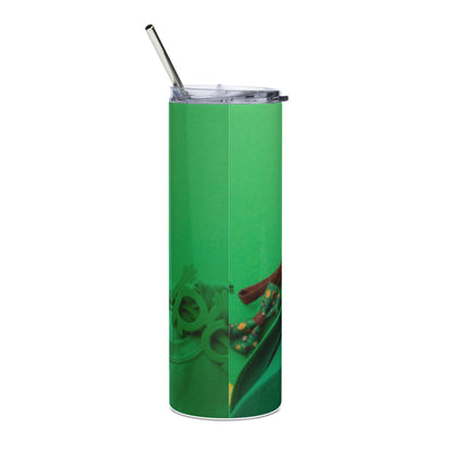 Stainless steel tumbler- St. Patrick’s day- Mischievous Mandible Edition
