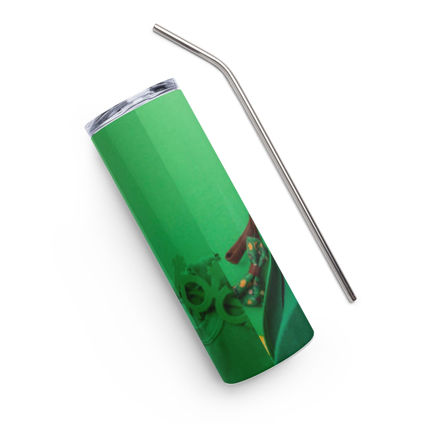 Stainless steel tumbler- St. Patrick’s day- Mischievous Mandible Edition