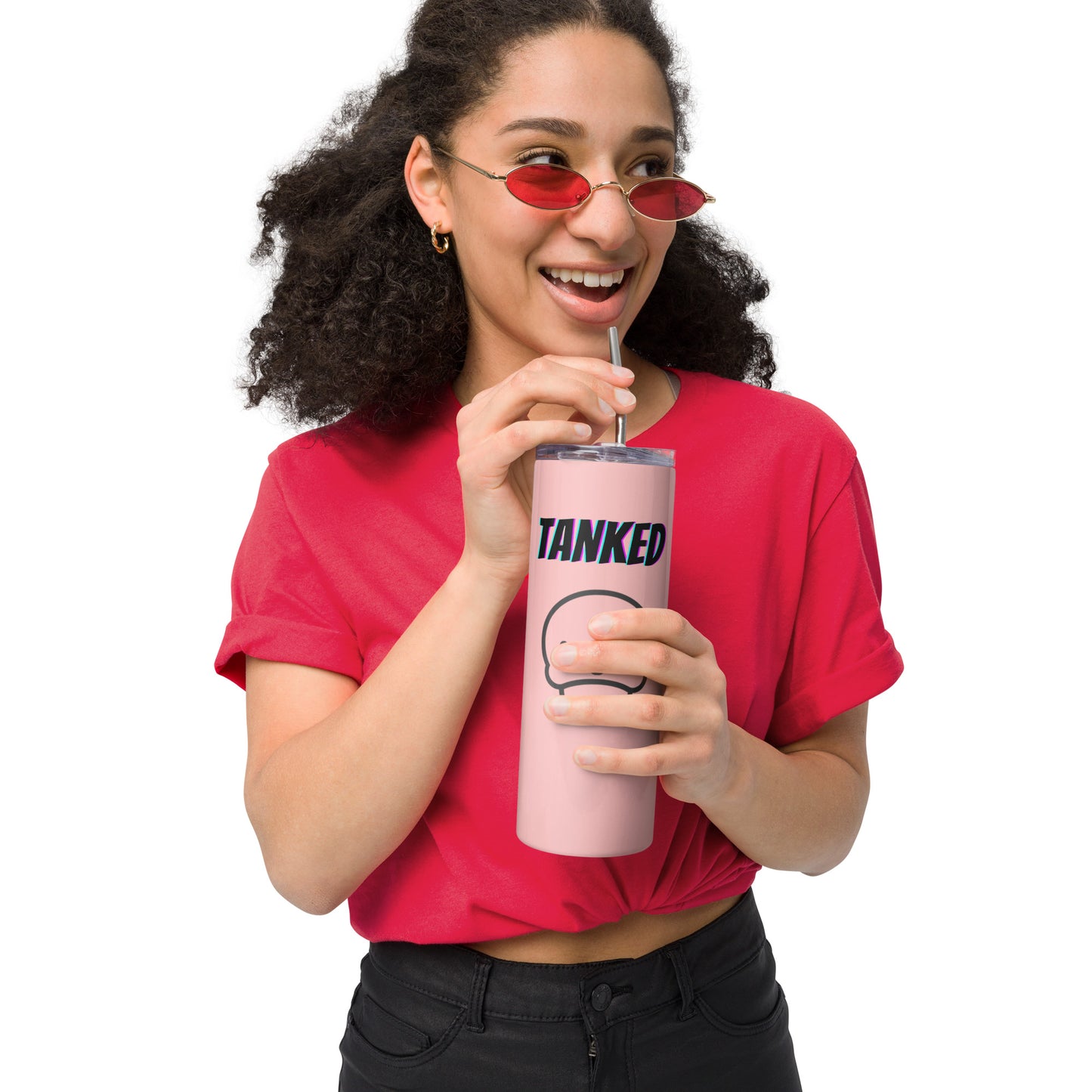 Stainless steel tumbler- Tanked Tibia Edition