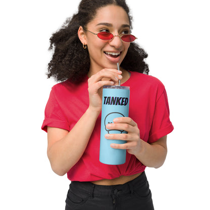 Stainless steel tumbler- Tanked Tibia Edition