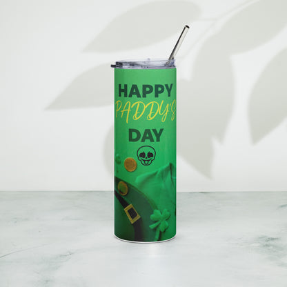 Stainless steel tumbler- St. Patrick’s day- Mischievous Mandible Edition