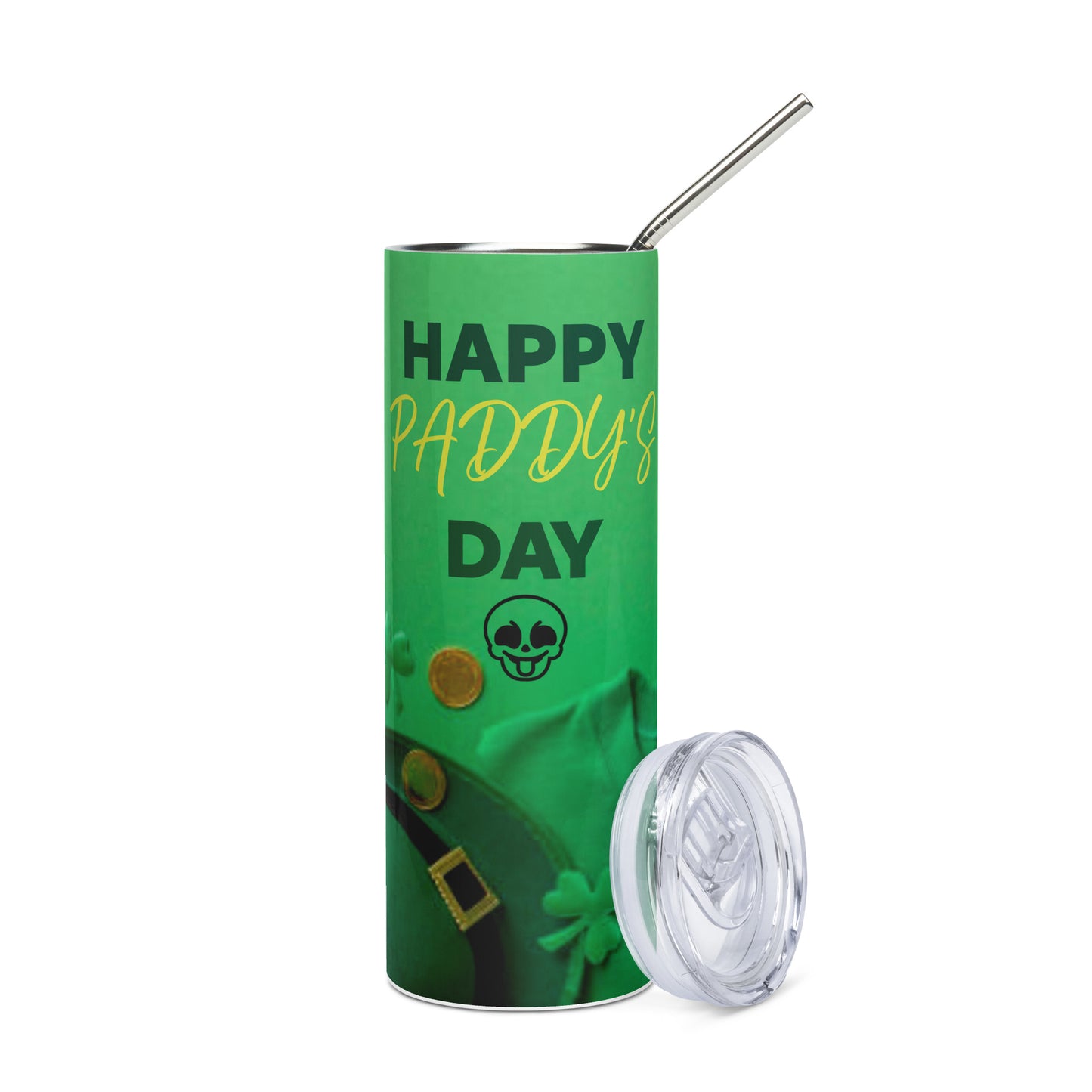 Stainless steel tumbler- St. Patrick’s day- Mischievous Mandible Edition