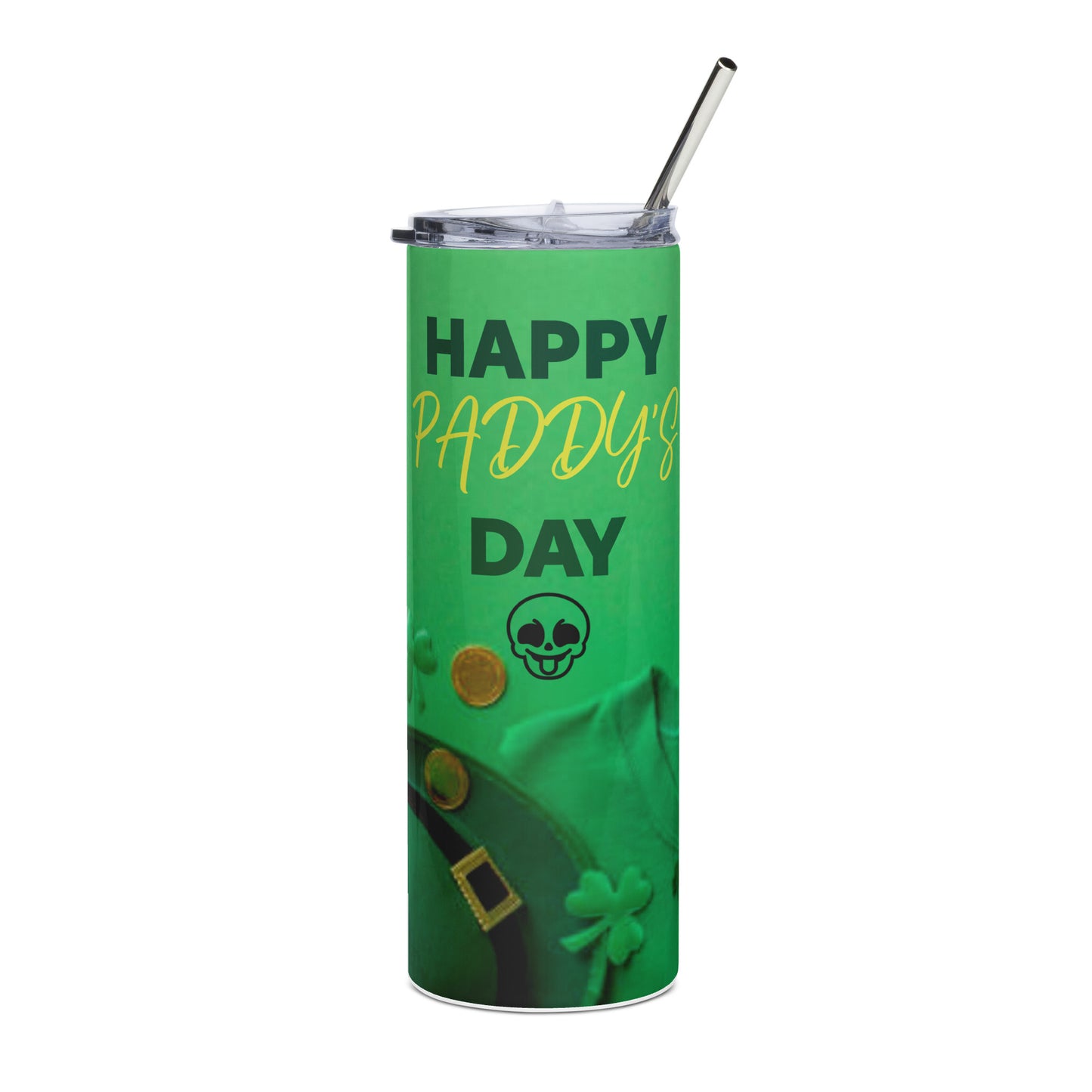 Stainless steel tumbler- St. Patrick’s day- Mischievous Mandible Edition