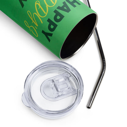 Stainless steel tumbler- St. Patrick’s day- Mischievous Mandible Edition
