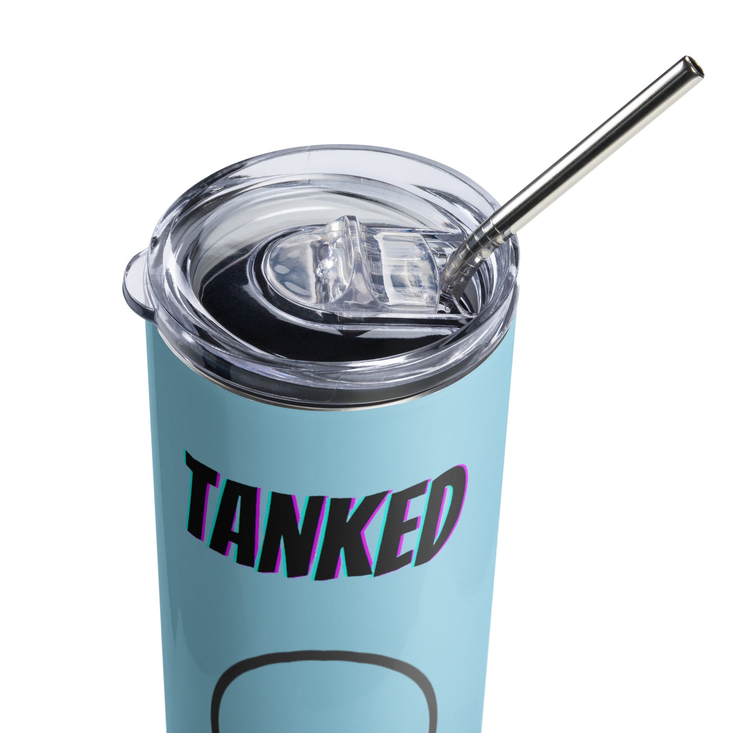 Stainless steel tumbler- Tanked Tibia Edition