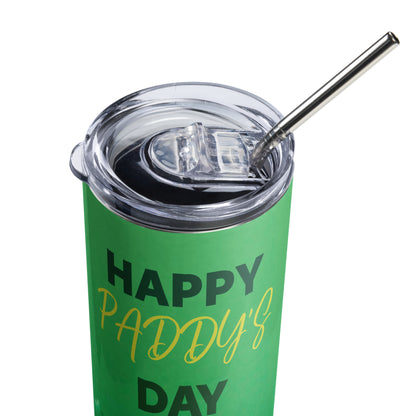 Stainless steel tumbler- St. Patrick’s day- Mischievous Mandible Edition