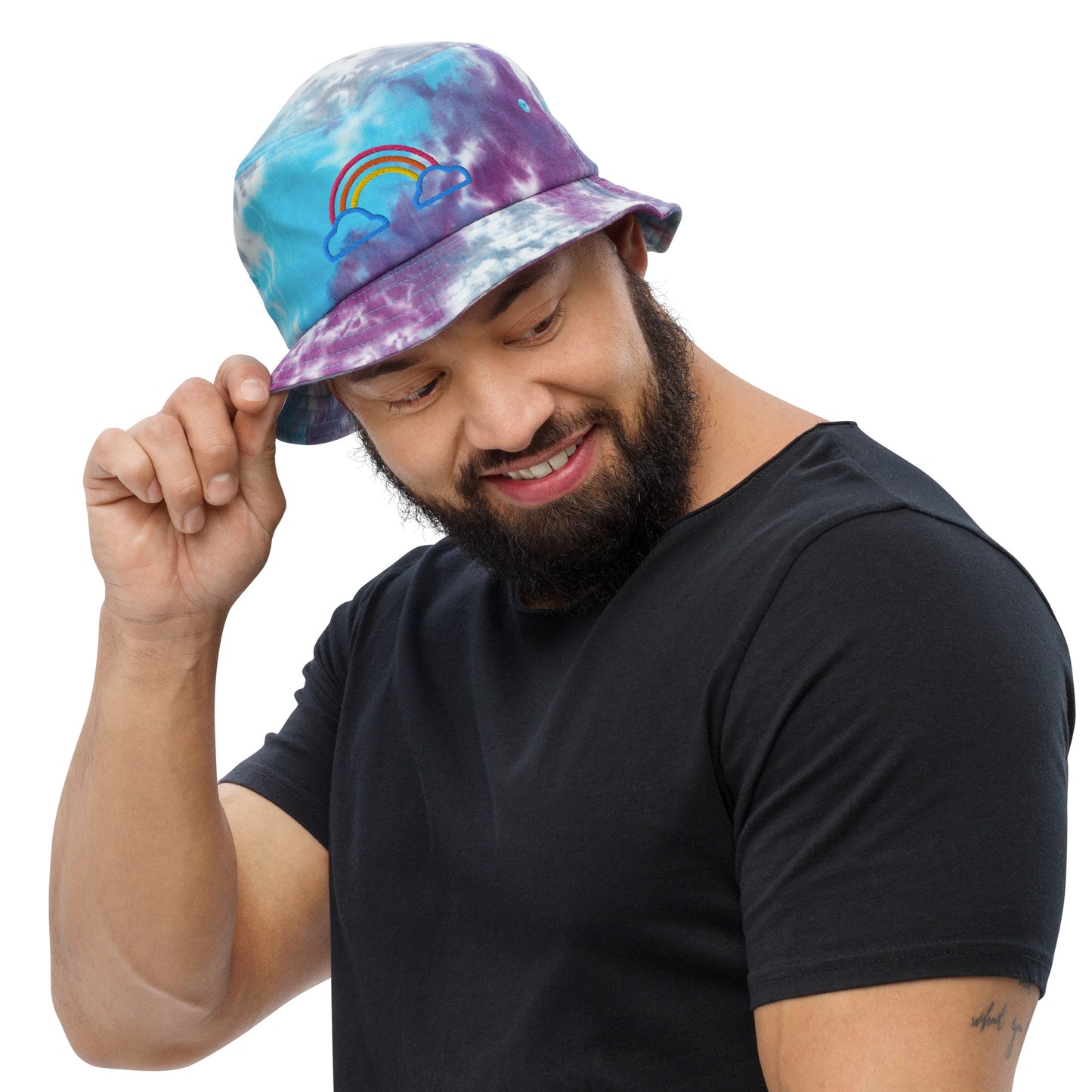 Tie-dye bucket hat- Rainbow