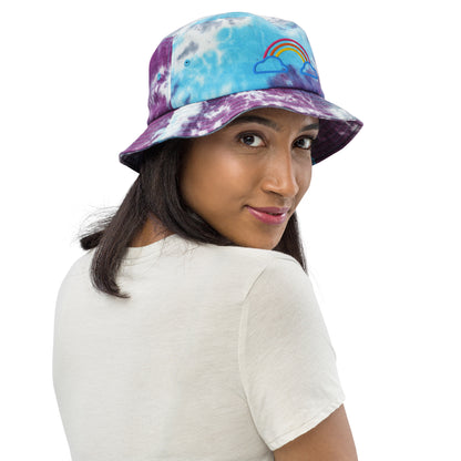 Tie-dye bucket hat- Rainbow