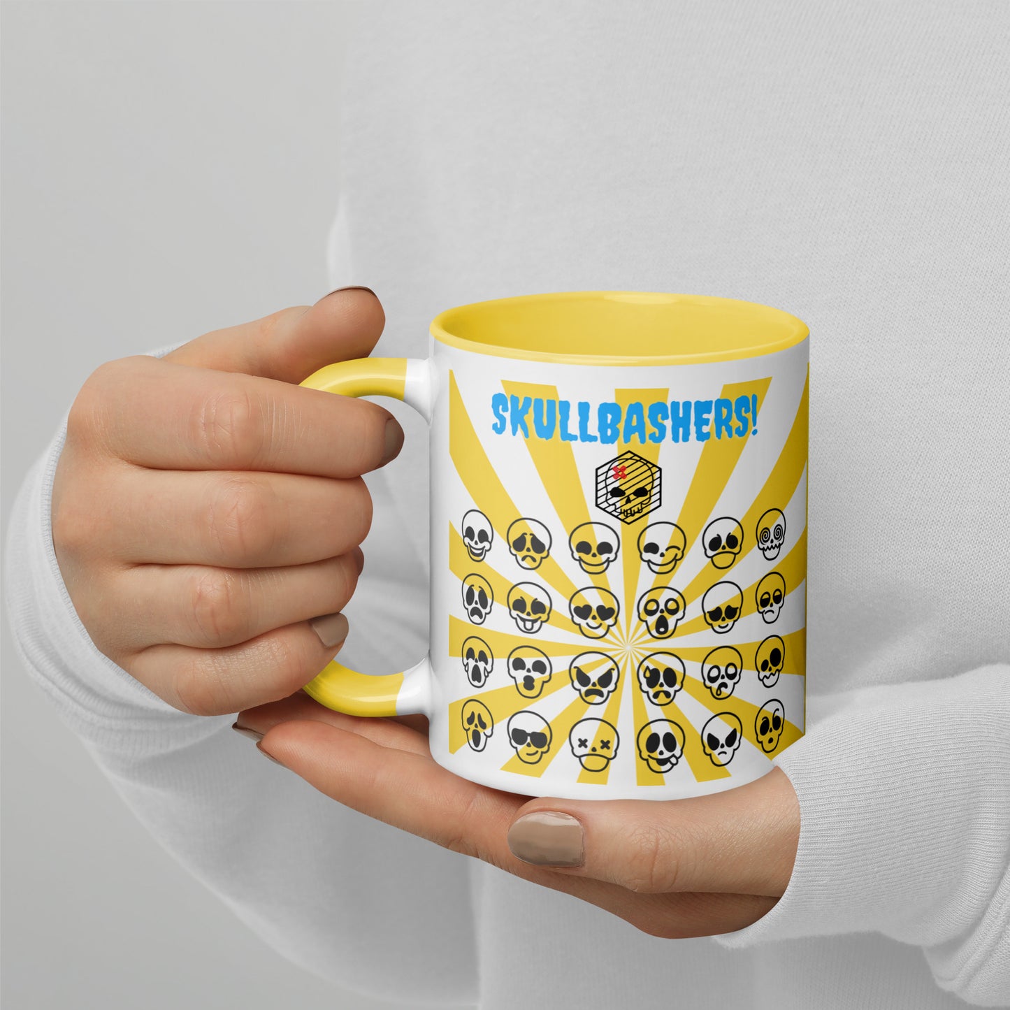 Skullbashers!- Mug with Color Inside