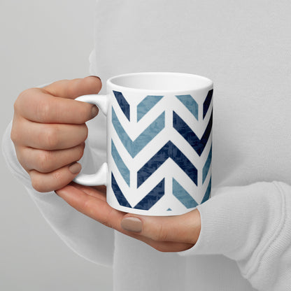 White glossy mug- Lion King, Side Print