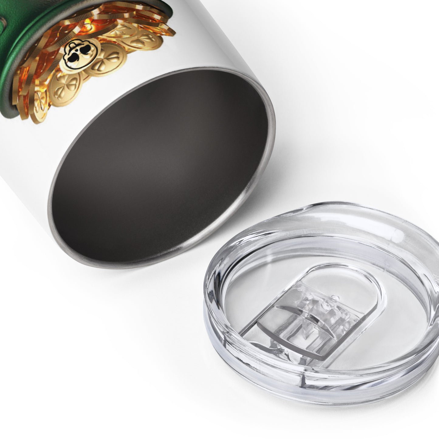 Wine tumbler- St. Patrick’s day- Mischievous Mandible Edition